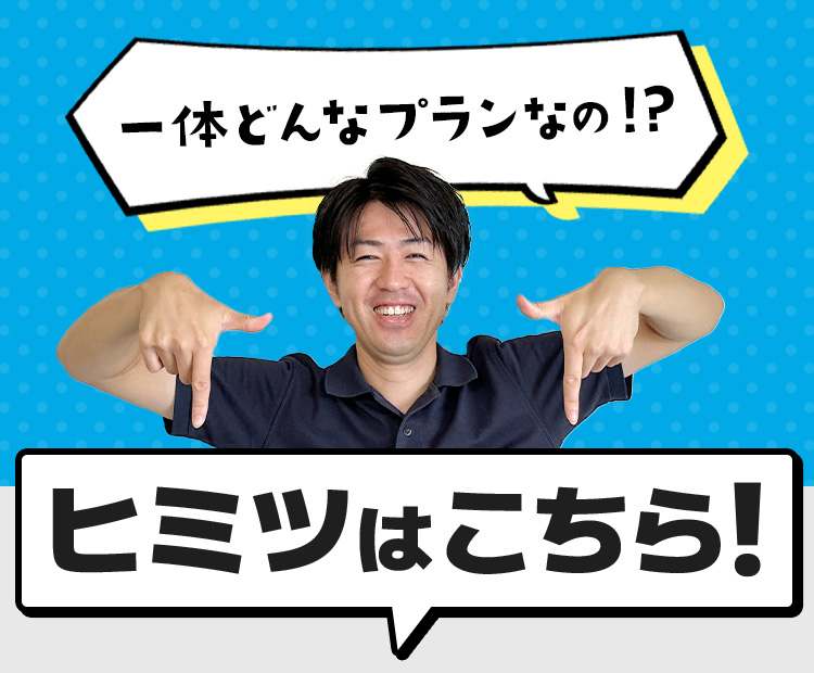 一体どんなプランなの？ヒミツはこちら！